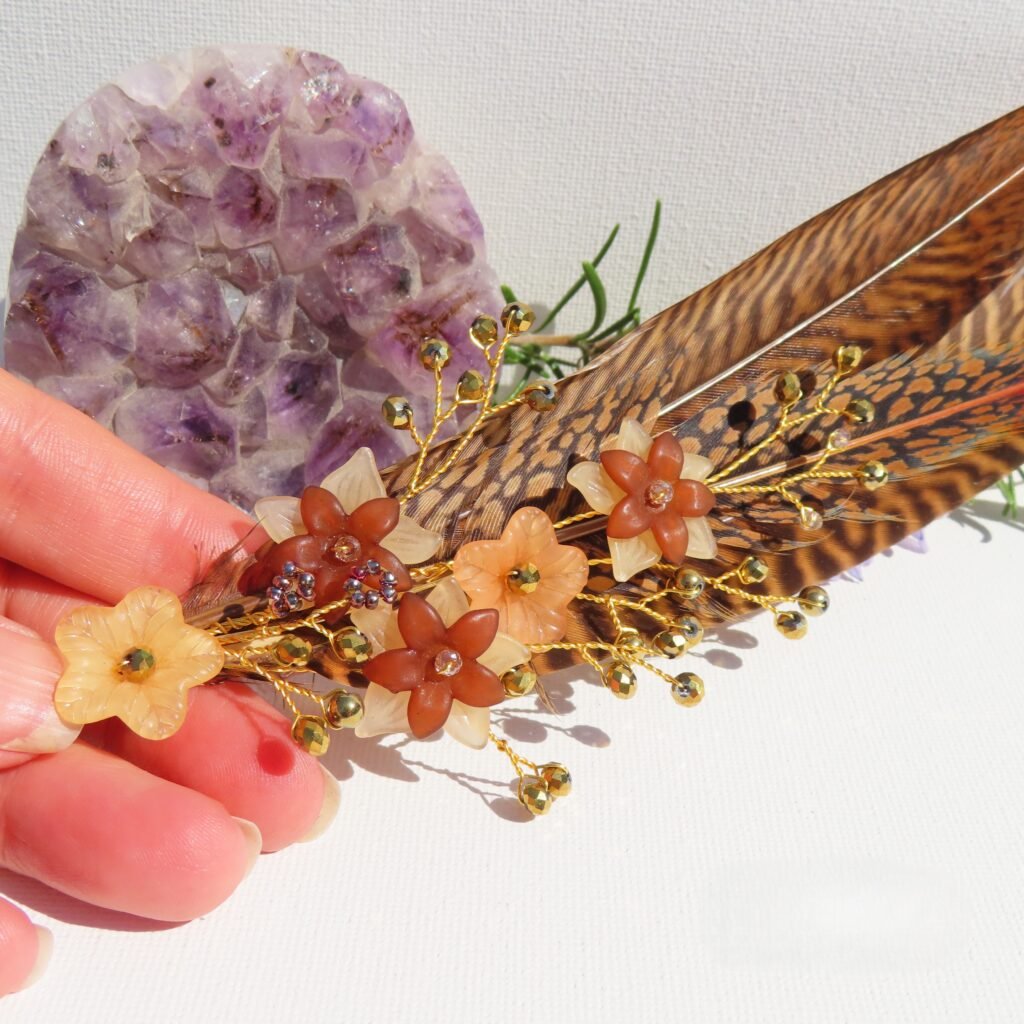 The hatpin that sparked the idea for a custom design for a customer.